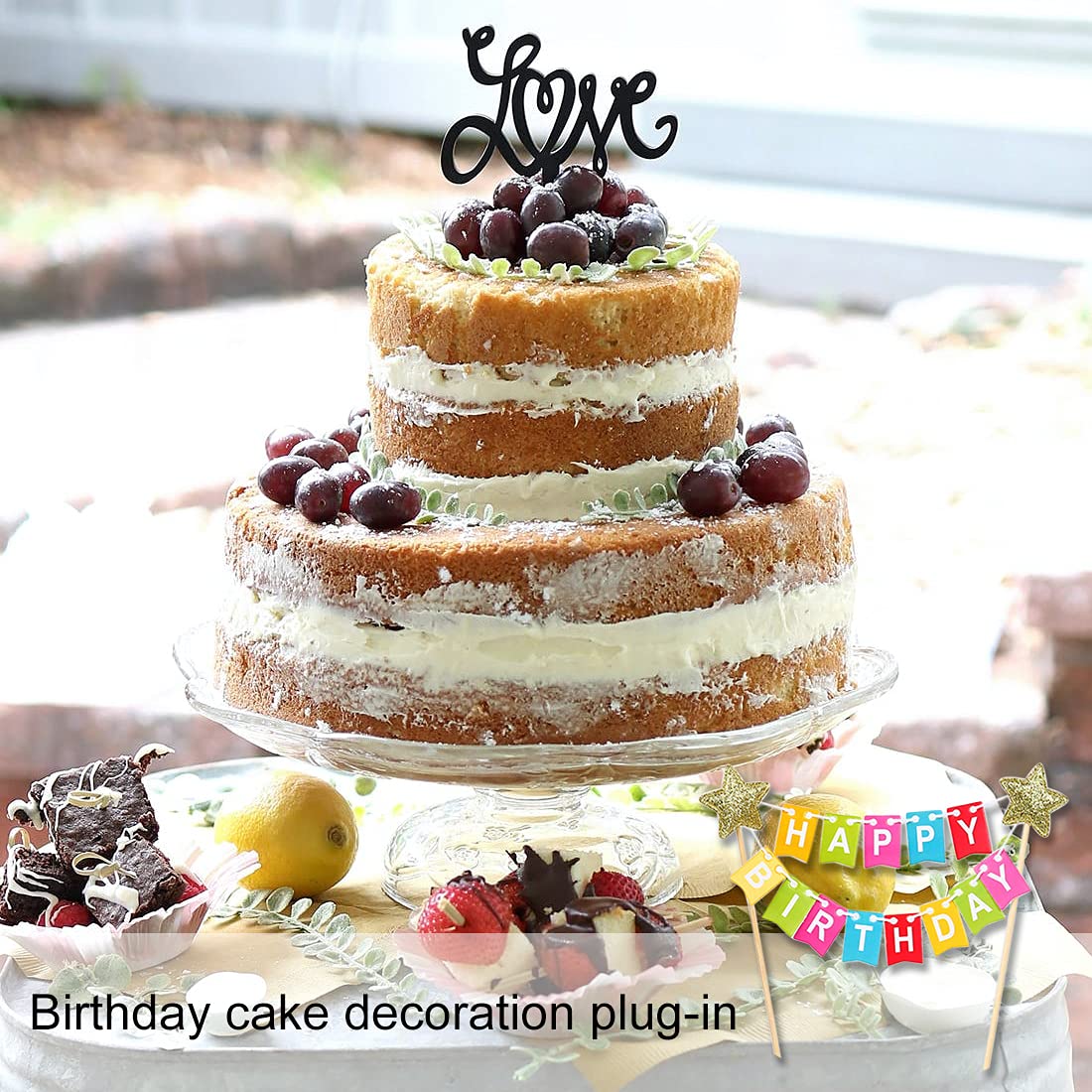 7 Topper Torta A Tema Coniglietto | Decorazioni Compleanno Per Bambini | Per Feste E Celebrazioni