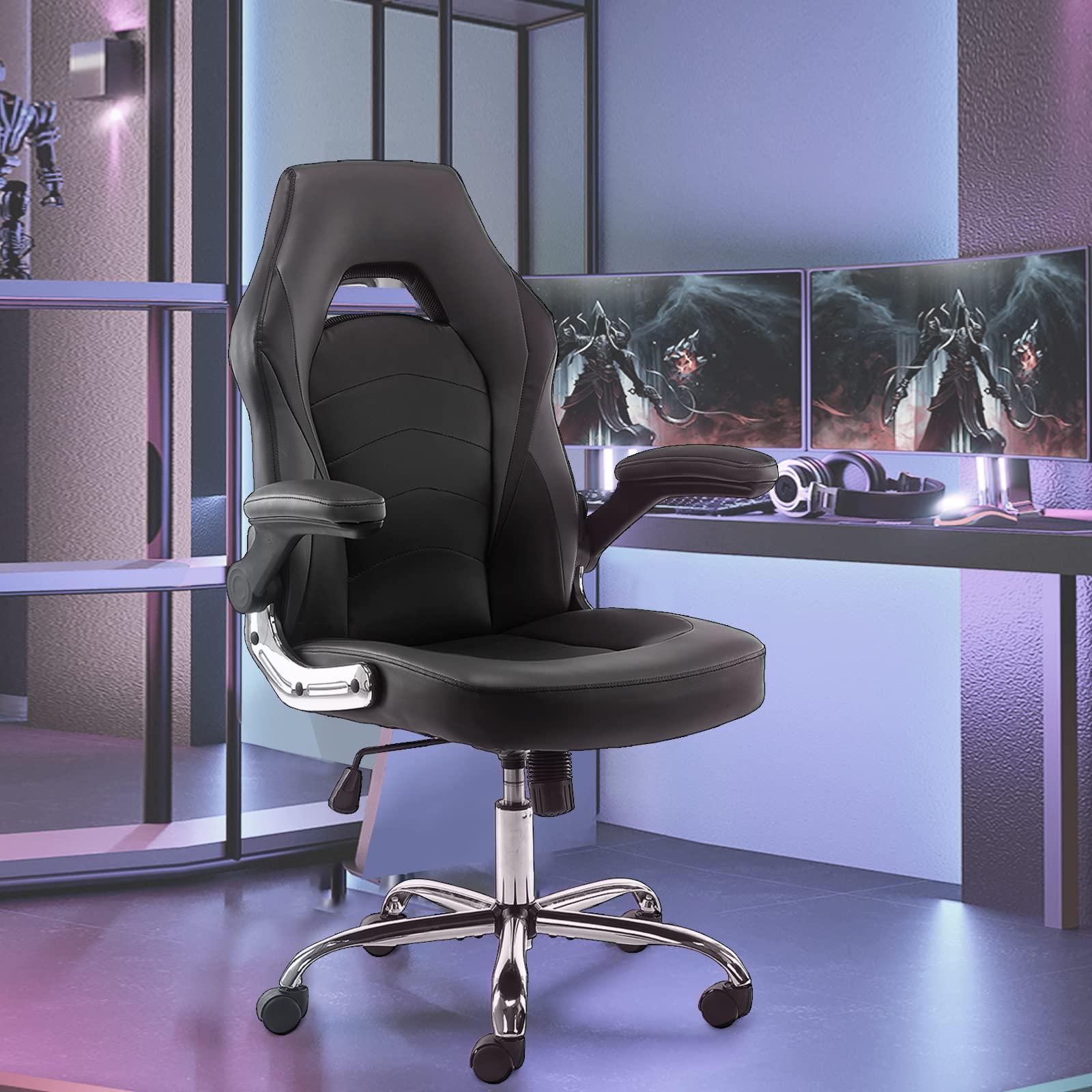Buy Ergonomic Gaming Office Chair PU Leather Executive Swivel