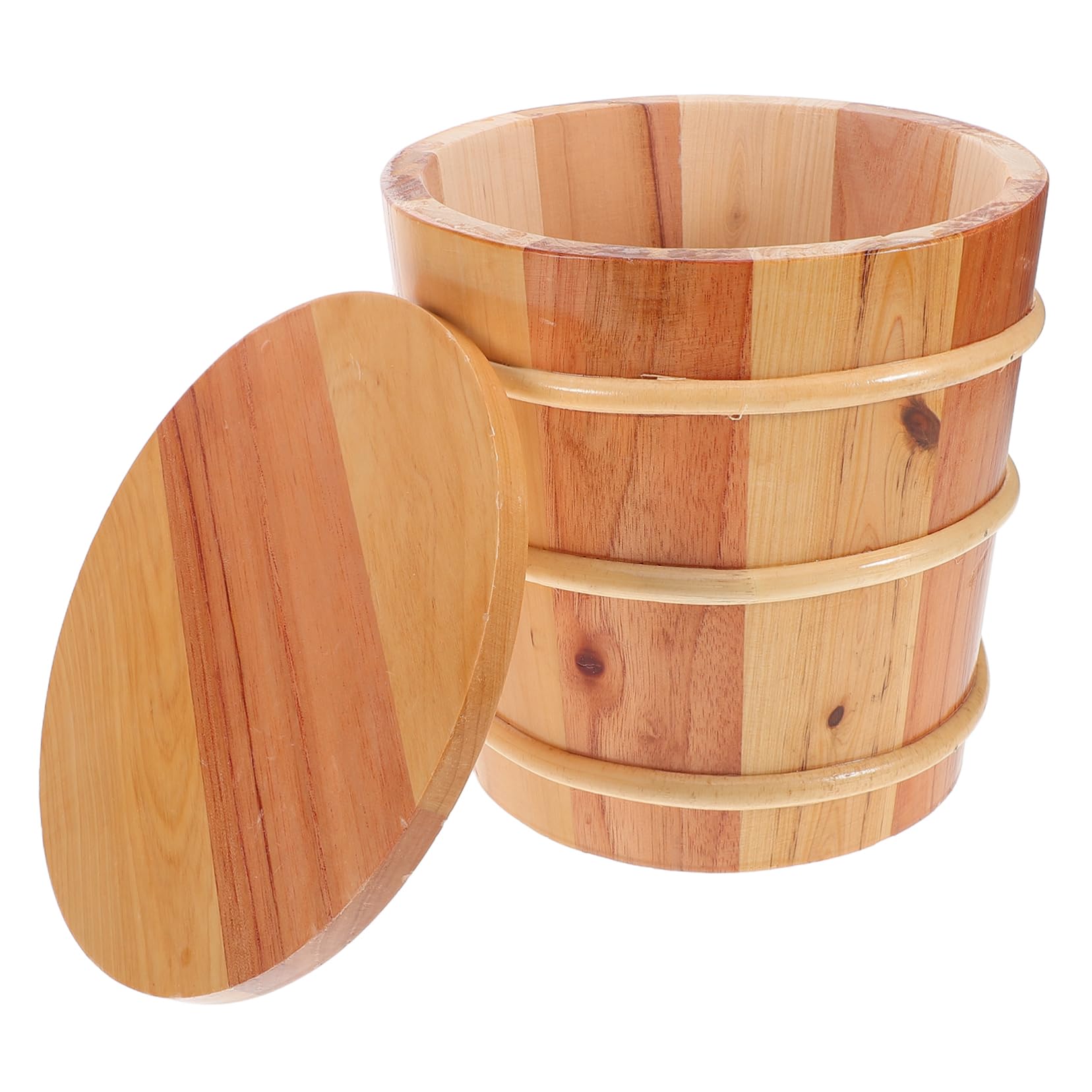 Alipis Secchiello Per Al Vapore in Massello Capacità Per Conservare e Alimenti Secchi Con Per Mantenere Freschezza Design Per Cucina
