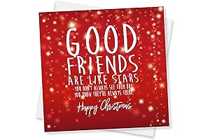 Across the Miles Christmas Card, Best Friend Xmas Cards