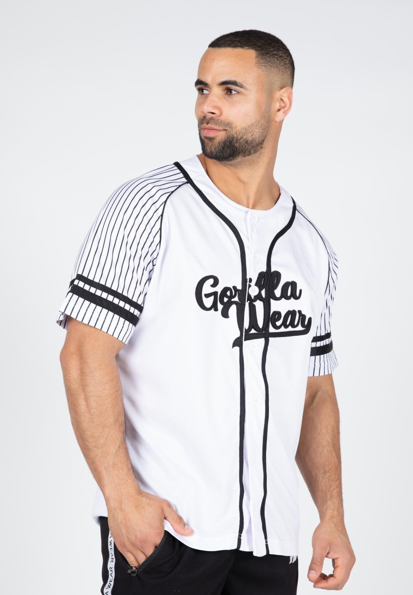 Gorilla Wear Jersey 82 Baseball Blanc