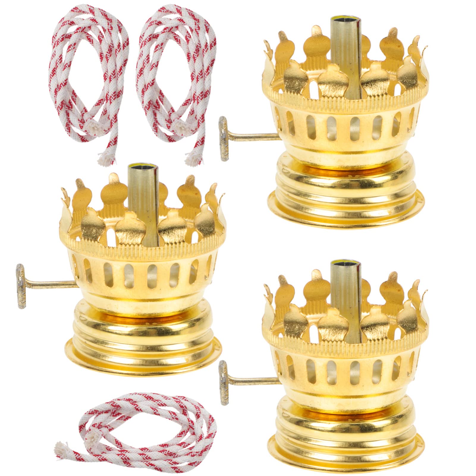 Happyyami Kerosene Lantern Accessory Kit 3pcs Flame Adjust Tool Lamp for Vintage Oil Lamp Random Color