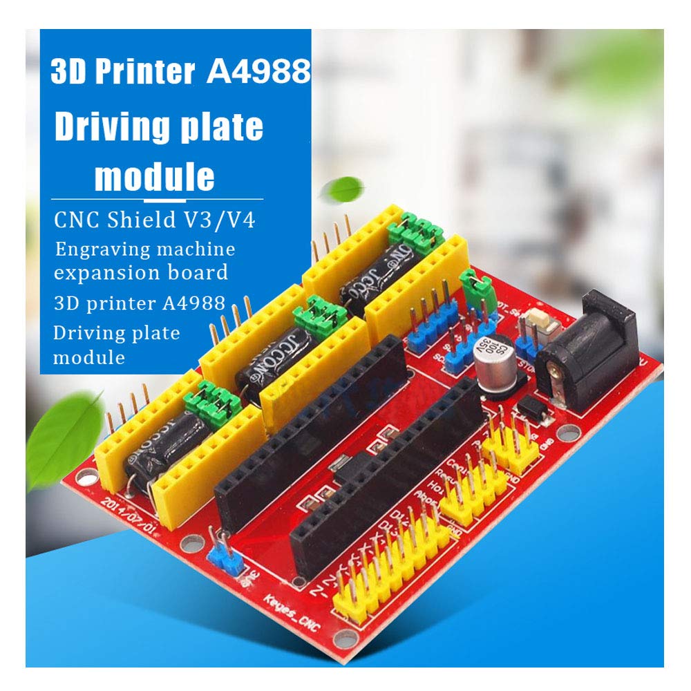 CNC Shield V4 Engraving Machine 3D Printer + 3pcs A4988/DRV8825/AT2100 Stepper Motor Driver Expansion Board For Arduino NANO 3.0