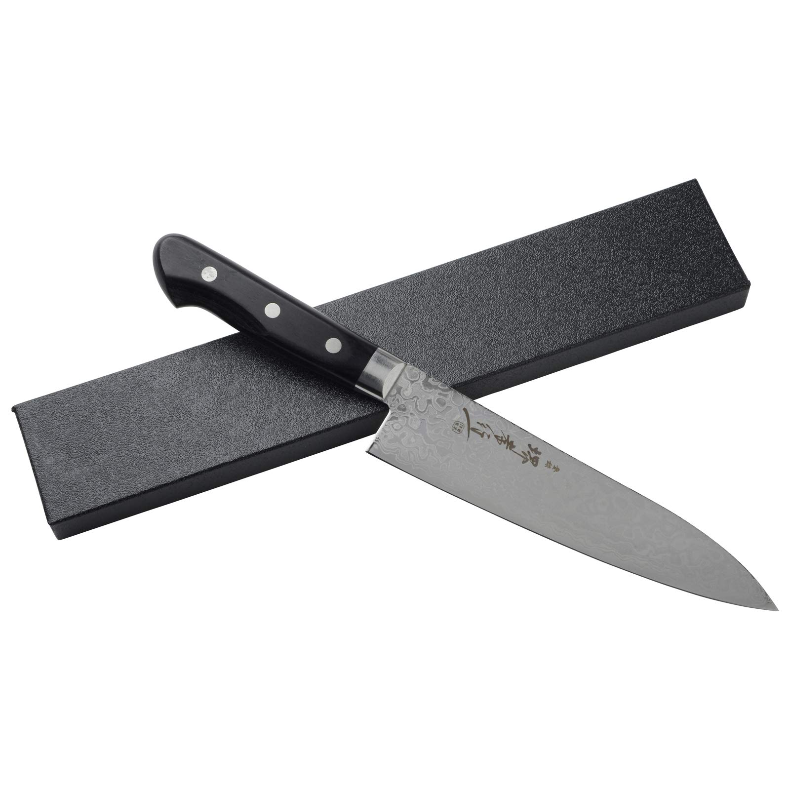 Amazon | 堺孝行 ダマスカス45層 洋牛刀 180mm 07424 | 堺孝行(Sakai