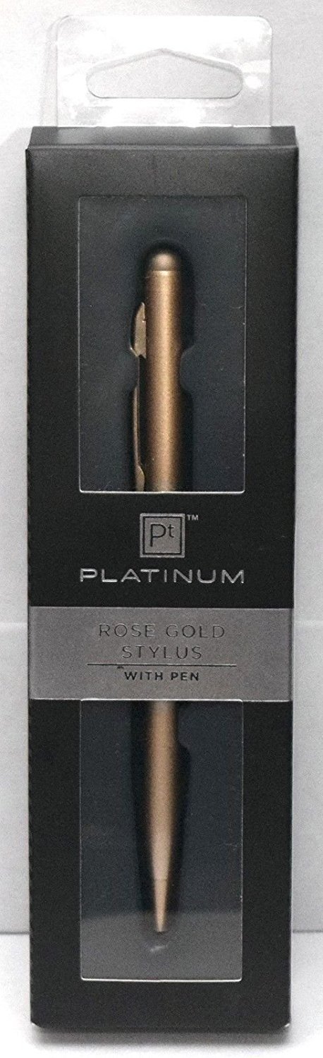 Platinum Rose Gold Touch Screen Stylus Twist Pen for Tablet Galaxy Tab/Note/iPad/iPhone X 8+ 7S 6
