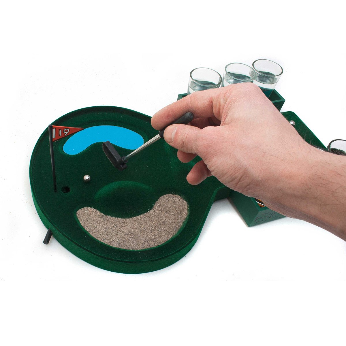 GOODS+GADGETS Gra w piłkę golfową – minigolf gra na picie drinking golf gra imprezowa