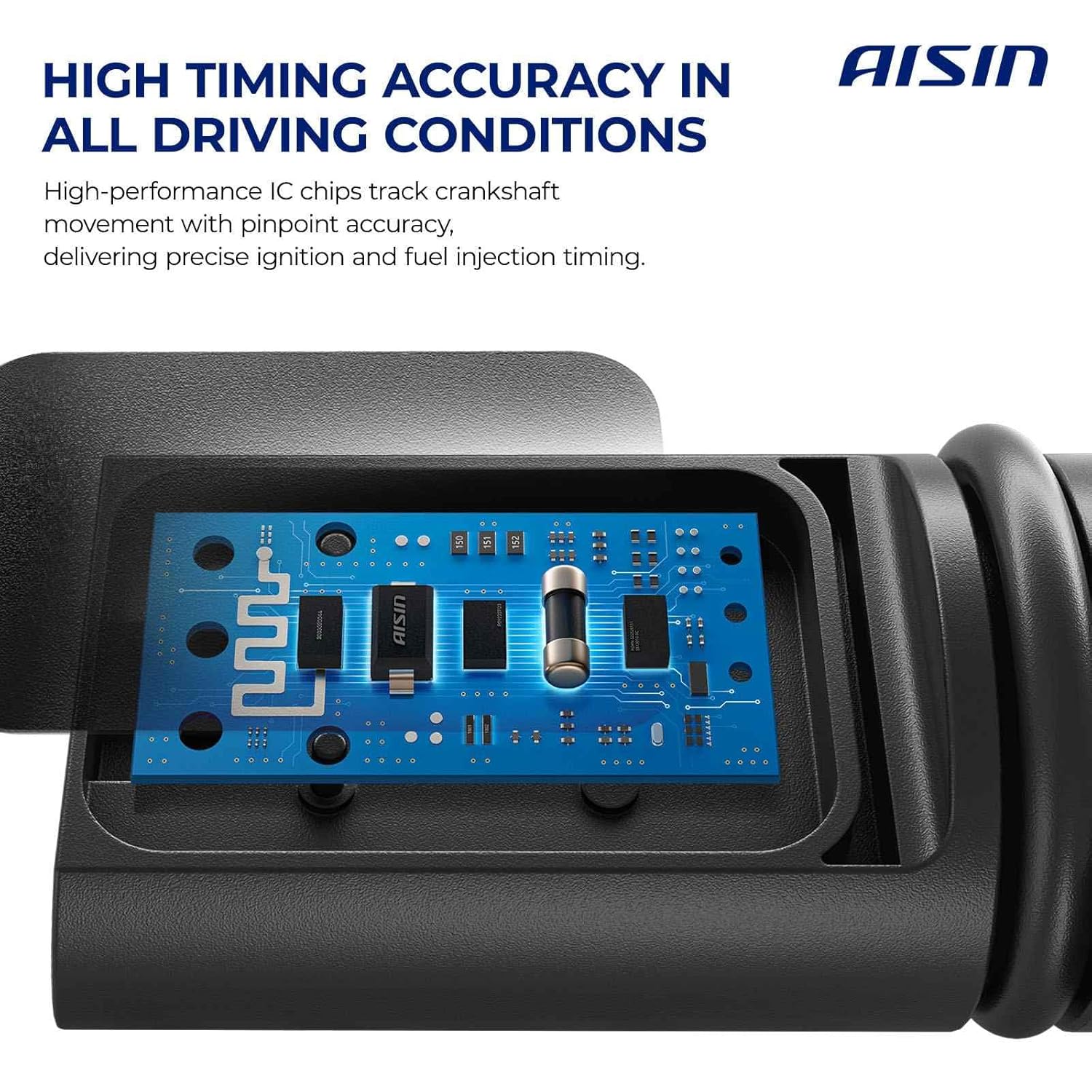 AISIN AFTERMARKET CKSAZ-00457 Engine Crankshaft Position Sensor - Compatible with Ford F-650 F-750 2000-2003, Chevrolet B7 2001-2002, C6500 C7500 C8500 Kodiak 2003, T6500 T7500 GMC B7 2000-2002