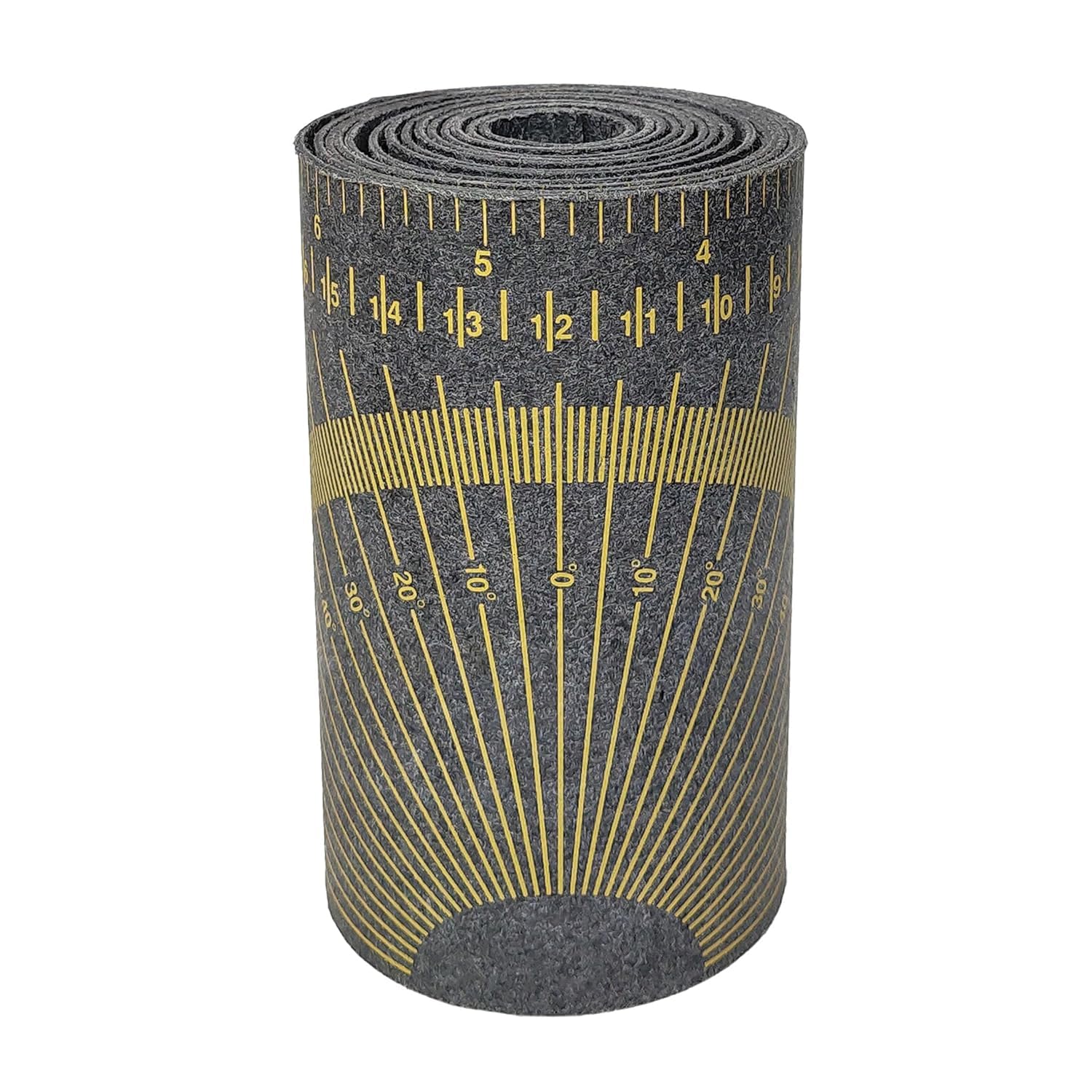 JHTii Flex Angle Diameter and Circumference Measuring and Marking Gauge for 6" to 16" Pipe Measure Tool, Wrap Around Tape 5" x 9' (Large) Yellow