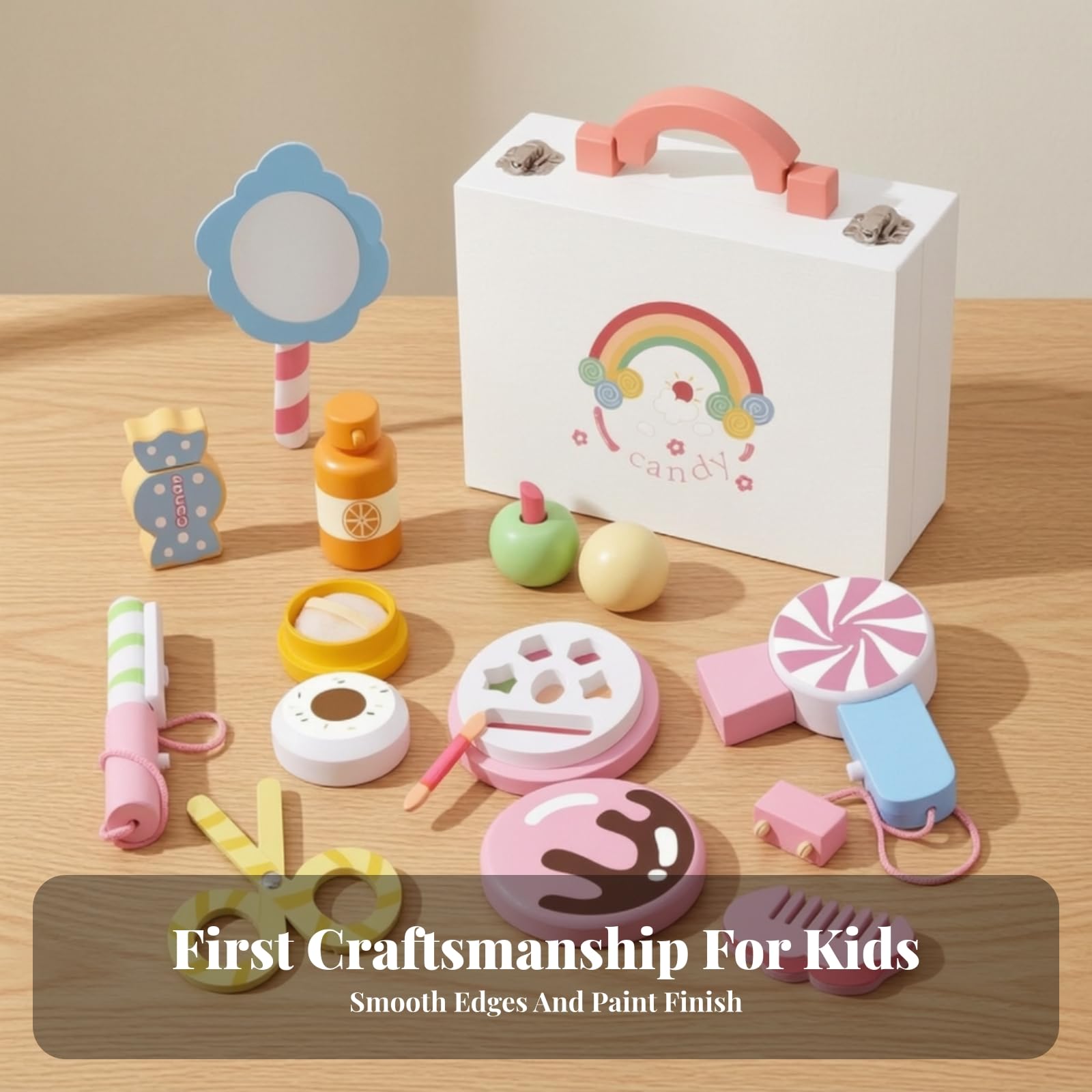 Set Cosméticos Imitación Creativo | Compacto, Juego Maquillaje Imitación, para Fiestas Infantiles