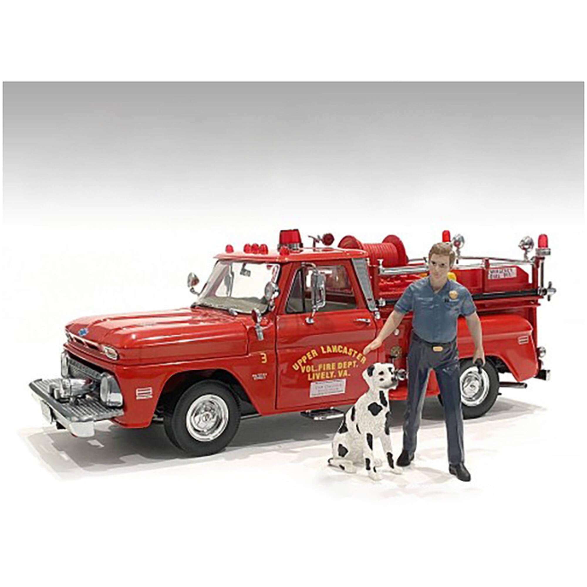 Amazon.com: American Diorama Firefighters 6 piece Figure Set (4