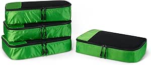 amazon essentials 4-piece packing cubes travel accessories set