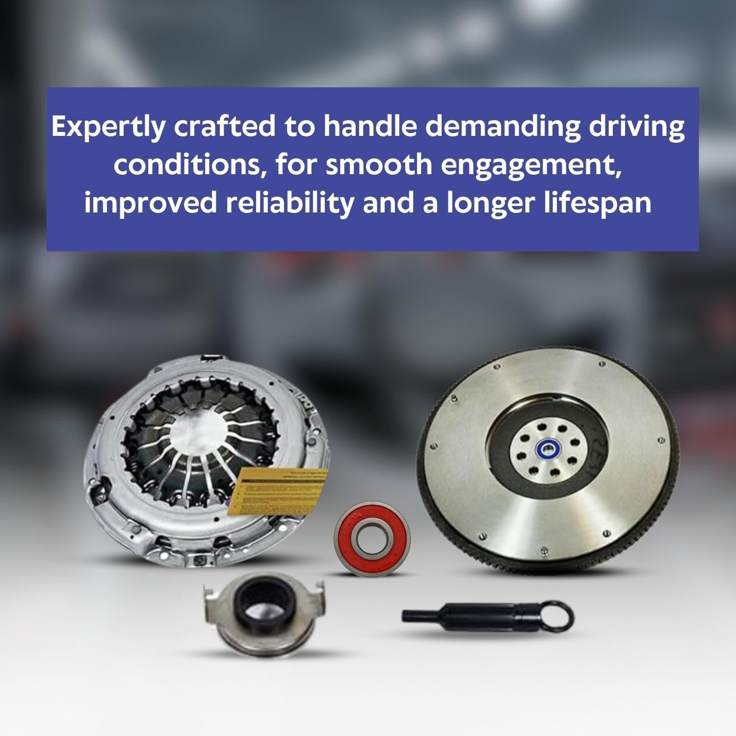 EXEDY Clutch Kit with EFT Cast Flywheel - Compatible with 2006-2014 Subaru Impreza Baja WRX EJ255 - Ideal Fit to Match Vehicle’s Performance - Comes with 12 Month Brand Warranty