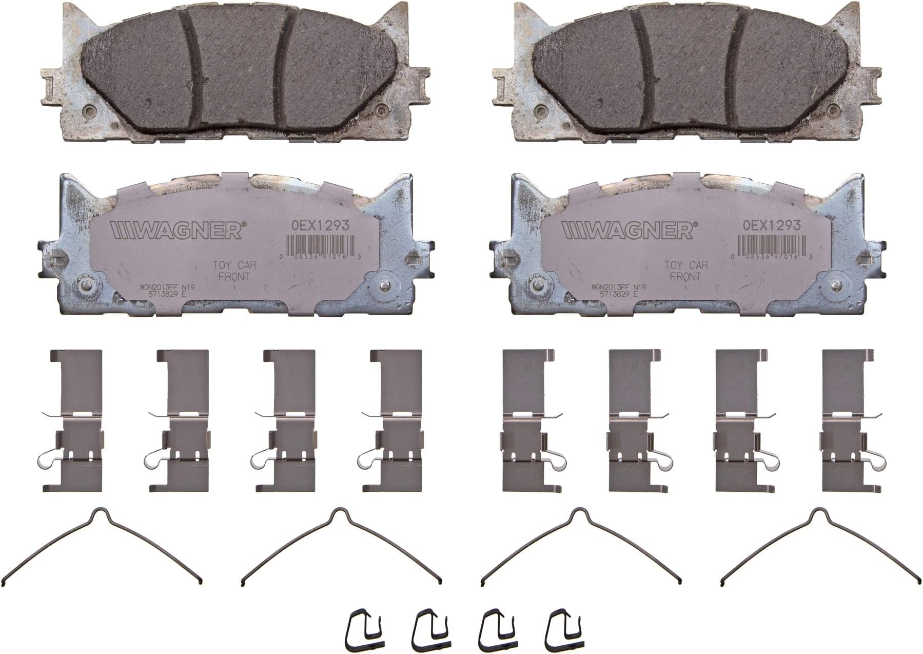 Wagner Brake OEX OEX1274 Disc Brake Pad Set Premium Ceramic