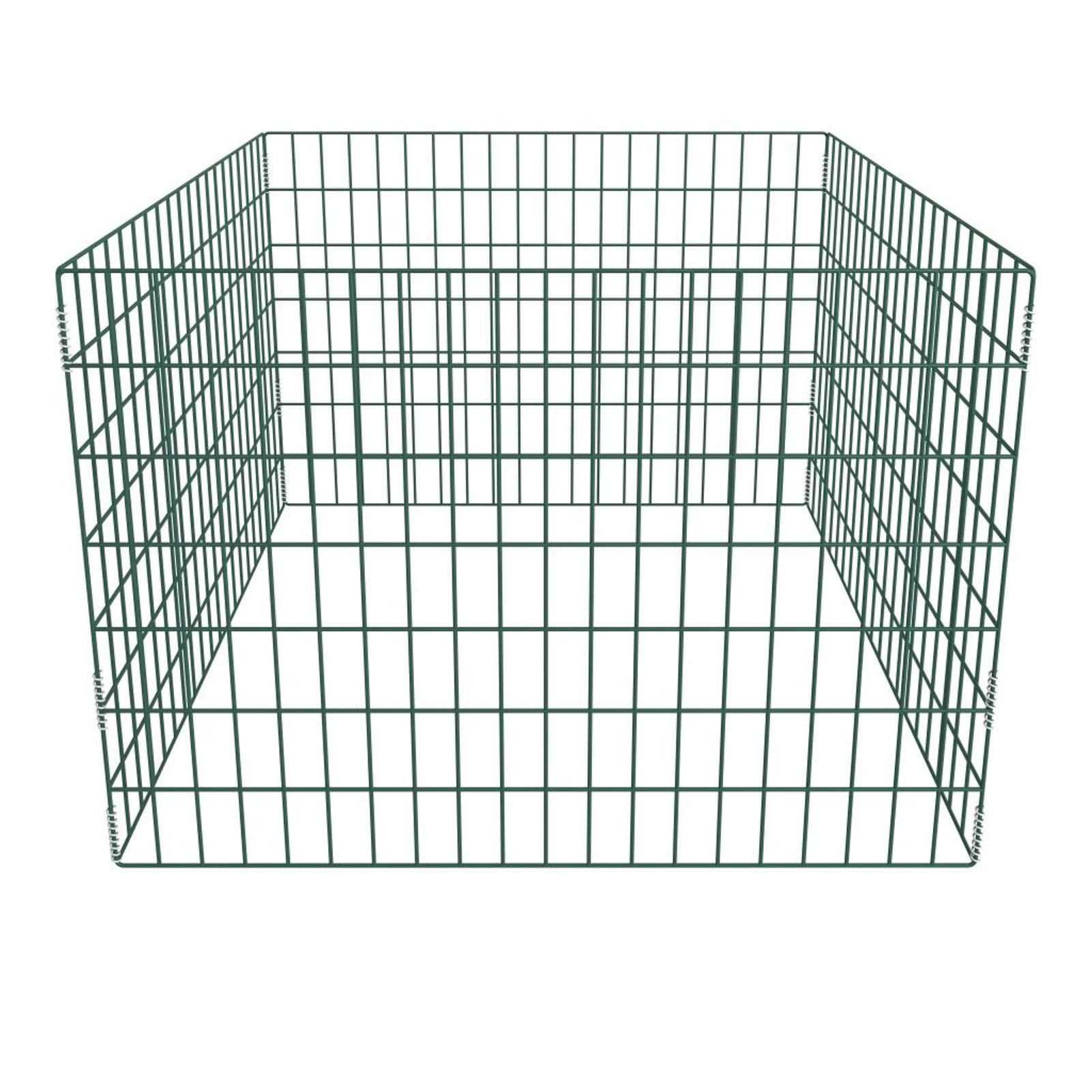 Compostador de Malla Cuadrado 100x100x70 cm Compostador Capacidad de 300L Compostera Orgánica para Producción Abono de Jardín Exterior