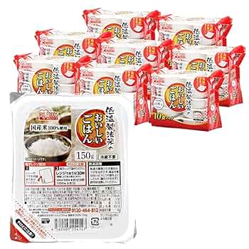 Amazon.co.jp: アイリスオーヤマ パックご飯 国産米 100% 低温