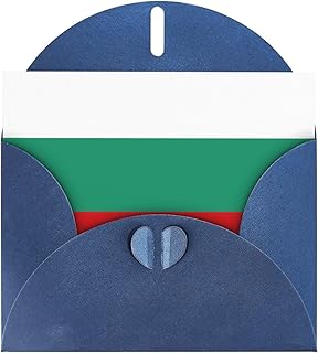 Bulgarian Flag Print Greeting card Blank card with envelope,Unique Designs for Festivals Invitations