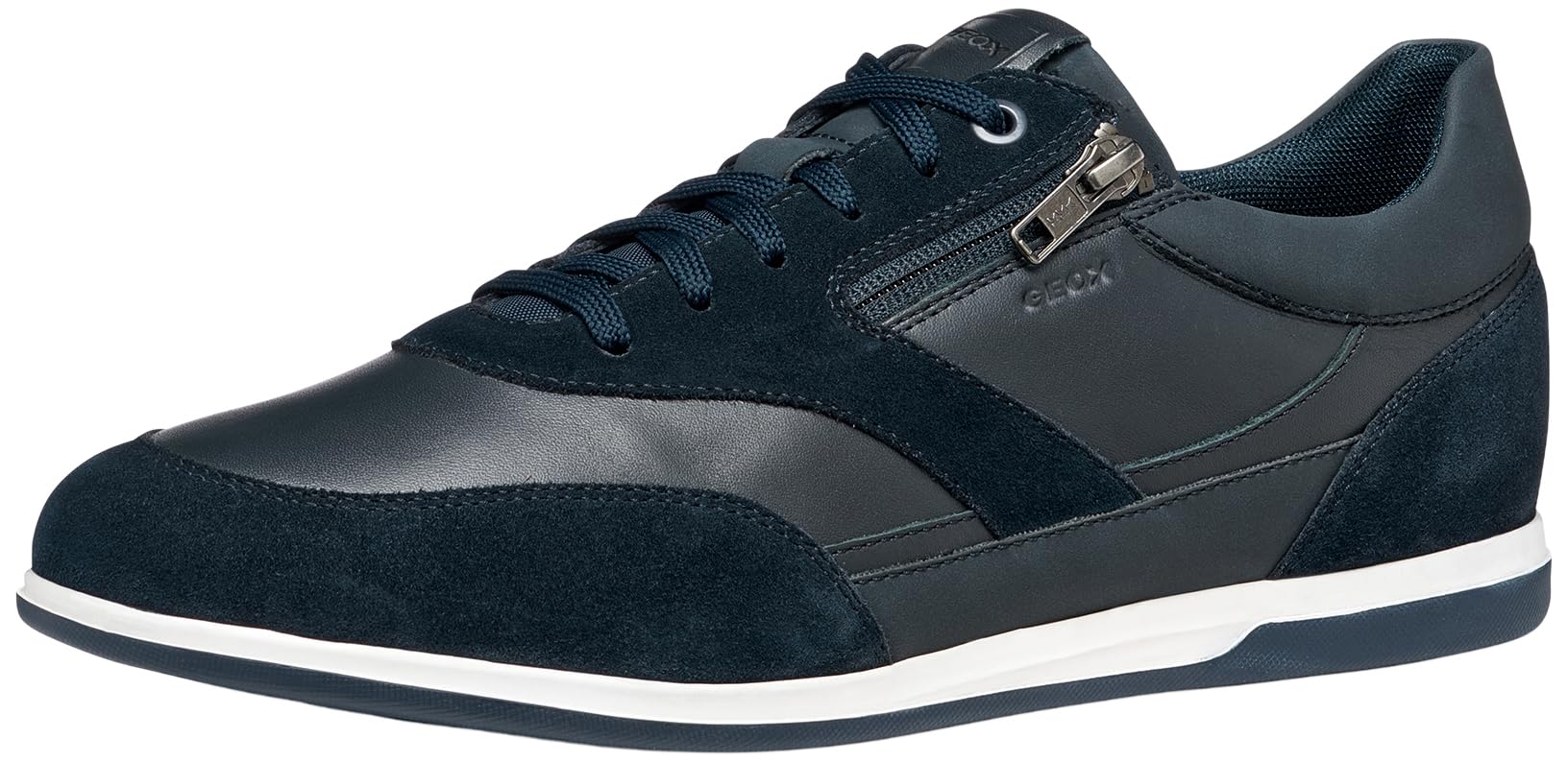 Geox Hombre Azul Marino Zapatillas Para U Renan A, 45 Eu