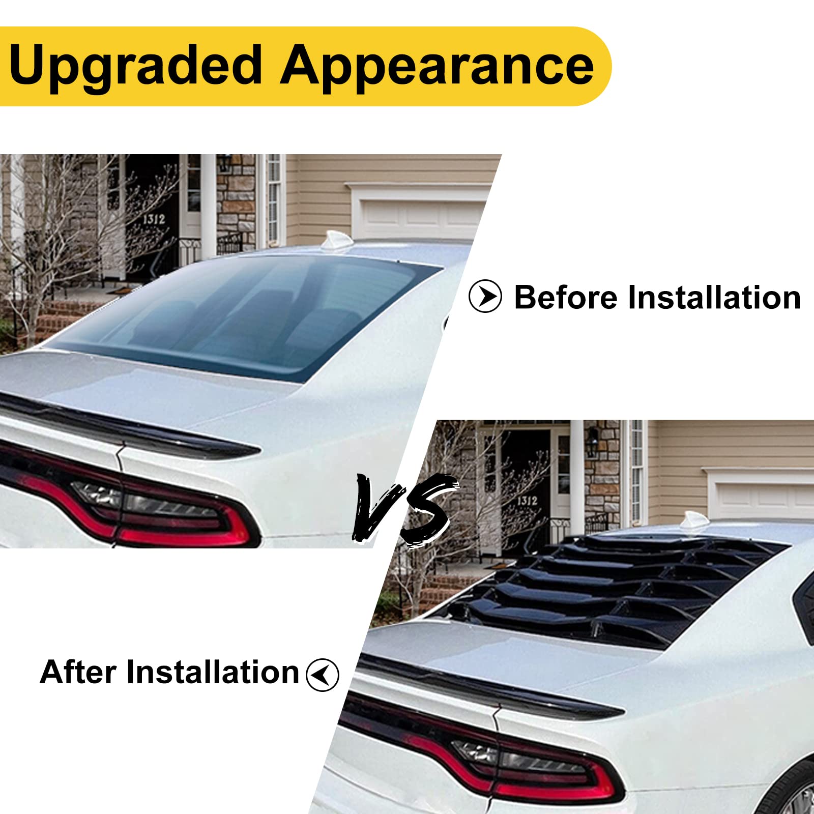 【hiro】DODGE チャージャー リア&サイドウィンドウルーバー 楽天市場】ウィンドウルーバー 08-16用ダッジチャレンジャーリア