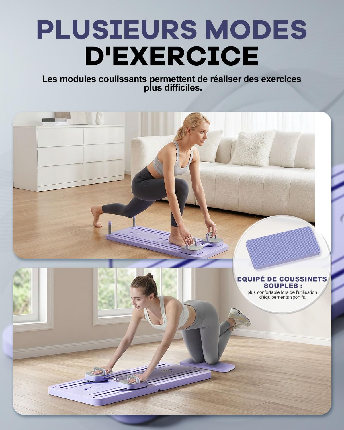 Machine Pilate Maison, Planche de Pilates Reformer Polyvalente et Pliable avec Affichage LED, Appareil de Pilates Tout-en-Un pour Abdominaux, Core et Entraînement Musculaire Complet à Domicile