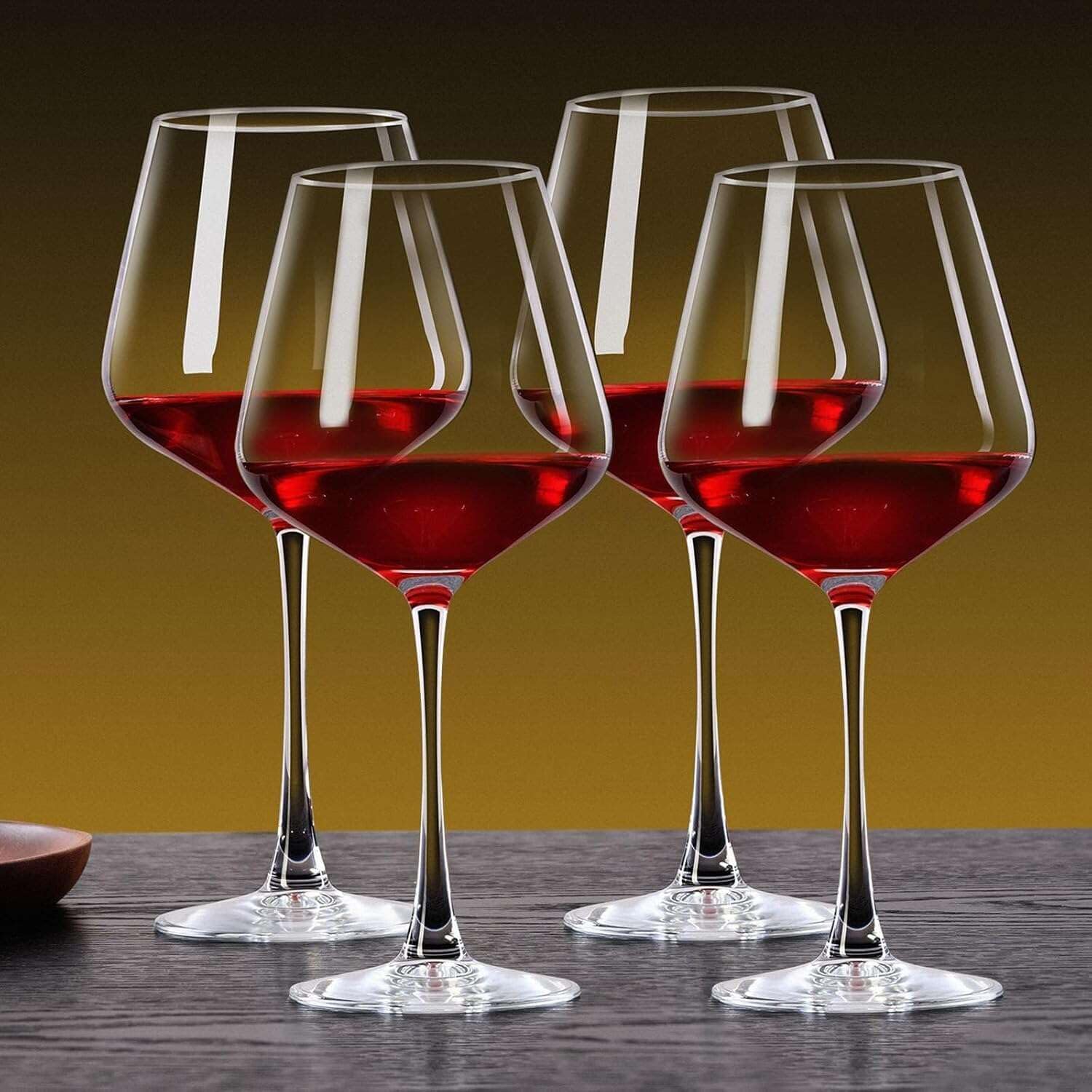 PARACITY Wine Glasses Set of 4, Hand Blown White and Red Wine Glasses, Burgundy Wine Glass, Christmas Gifts, 16oz Red Wine Glasses for Women, Men, Wedding and Birthday - Image 4