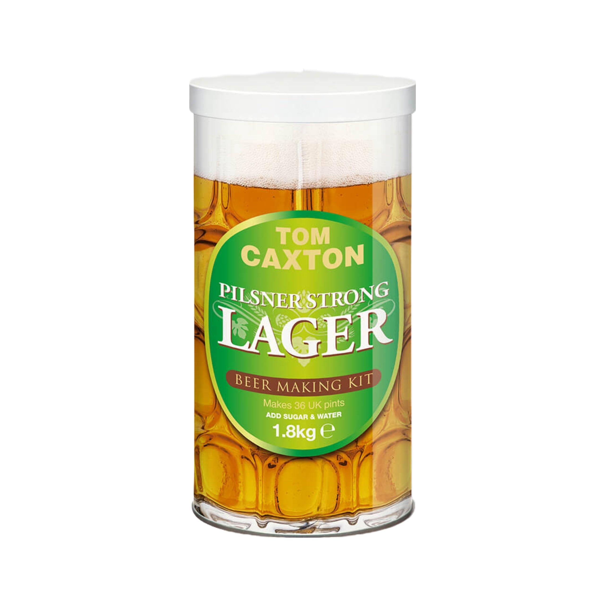 Muntons Beer Ingredient Kit - Tom Caxton Brewing Kit - At Home Brewing Ingredient Kit (1.8 kg | 3.9 Lb) | Pack of 2 (Pilsner Strong Lager)