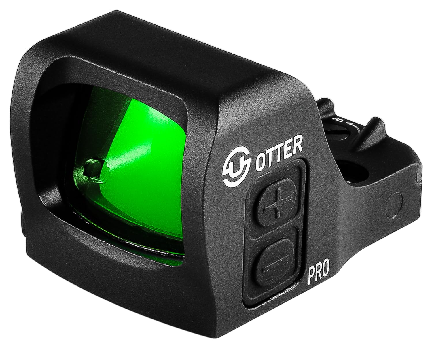 Zulisy Otter PRO Multi-Reticle 2 MOA Green Dot & 36 MOA Circle Open Reflex Sight, for RMS/RMSc 407K/507k Footprint Pistol, Shake Awake, 1x21mm Micro Compact Optics, Side Battery, 1 cliek 1 MOA