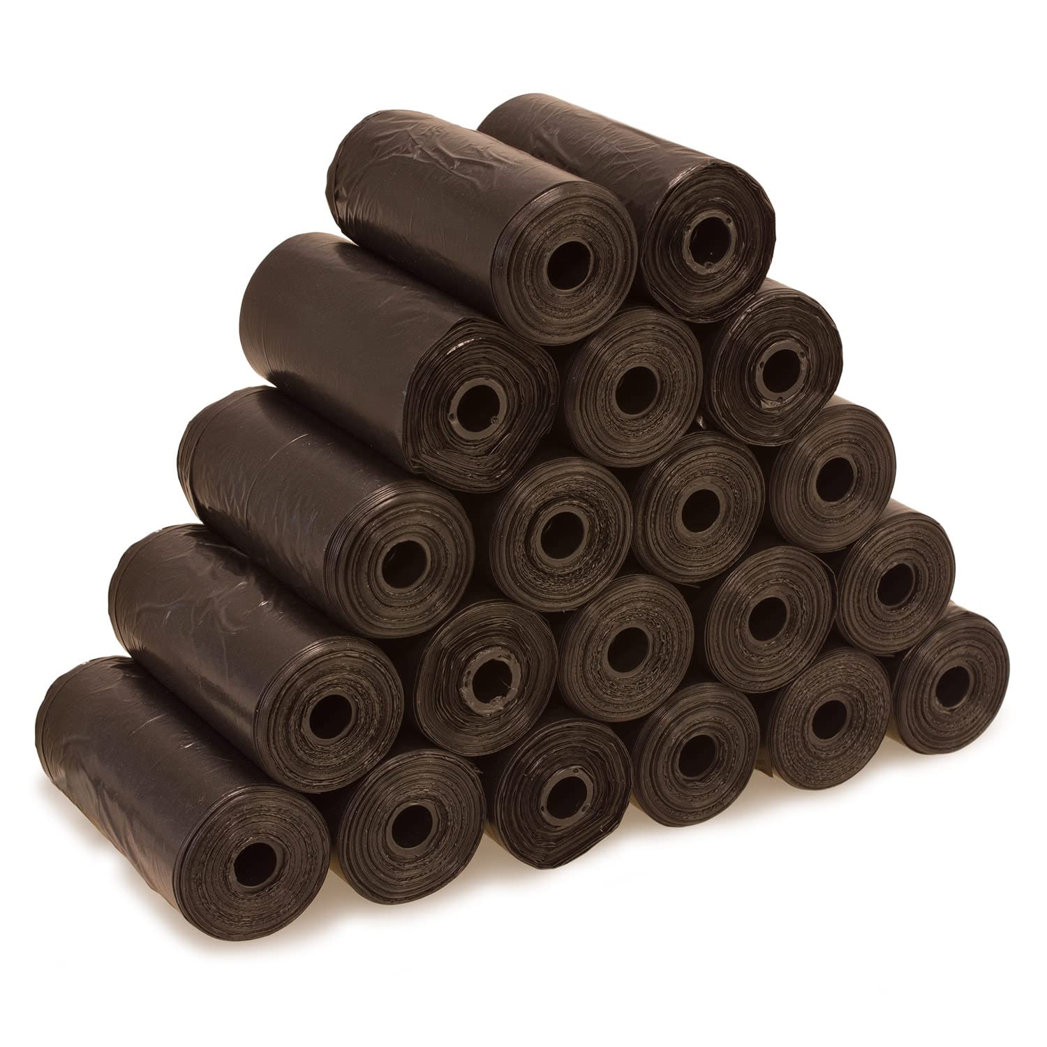 Arquivet Bolsas de recambio para excrementos de perro, Negras, 20 Rollos x 15 Bbolsas