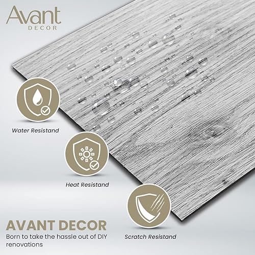 Miniatura 3 de Avant Decor  8 azulejos  Rectángulo compuesto de piedra  Azulejos de cocina para despegar y pegar  Azulejos de pared para pegar  Fácil instalación