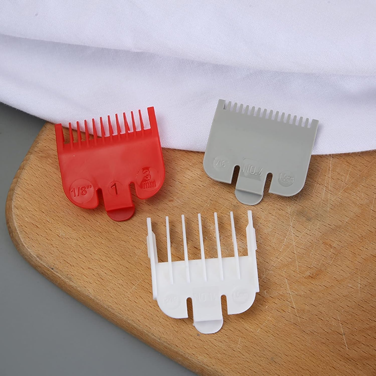3PCS Color Hair Clipper Guards Combs,Replacement Hair Clipper Combs and Guides for Most Clippers Trimmers and Spares Haircut Accesorries