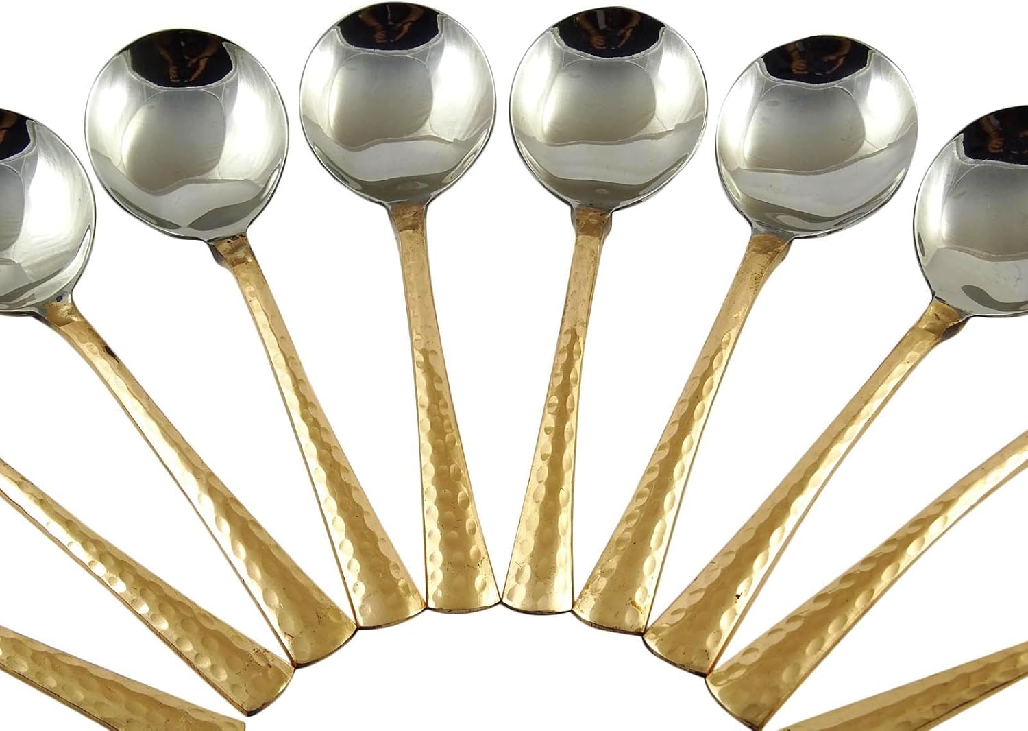 Traditional Designed Soup Spoon Kitchen Accessories Utensil Cutlery Set Of 10 Pcs