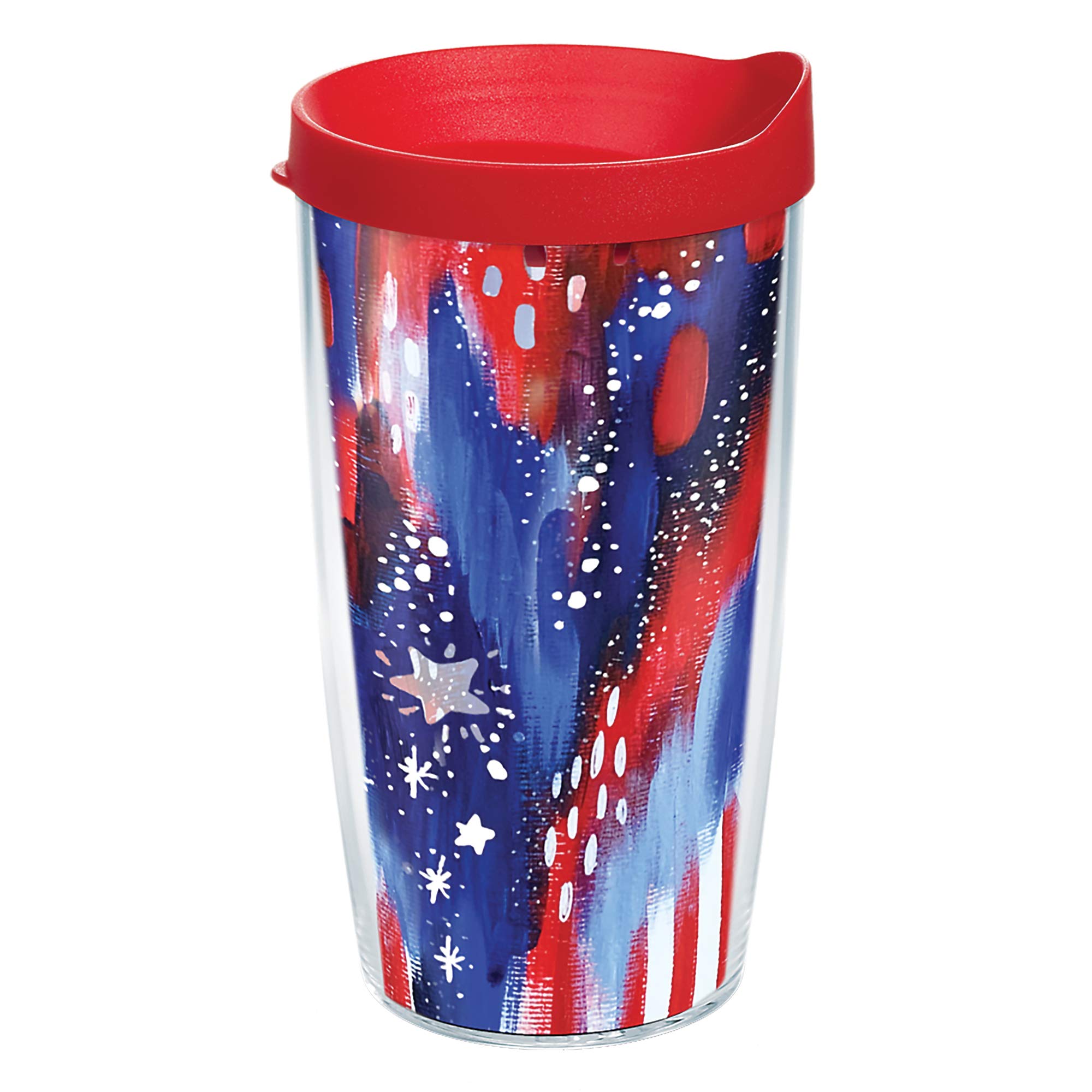 tervisEttaVee Americana Stars Insulated Tumbler, 16oz, Clear - Tritan