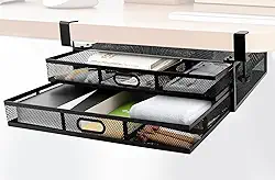 Organizador de Gaveta Sob a Mesa, Kit Escritorio, Organizador de Documentos, Acessórios e Organizadores de Escritorio Acessorios de Mesa