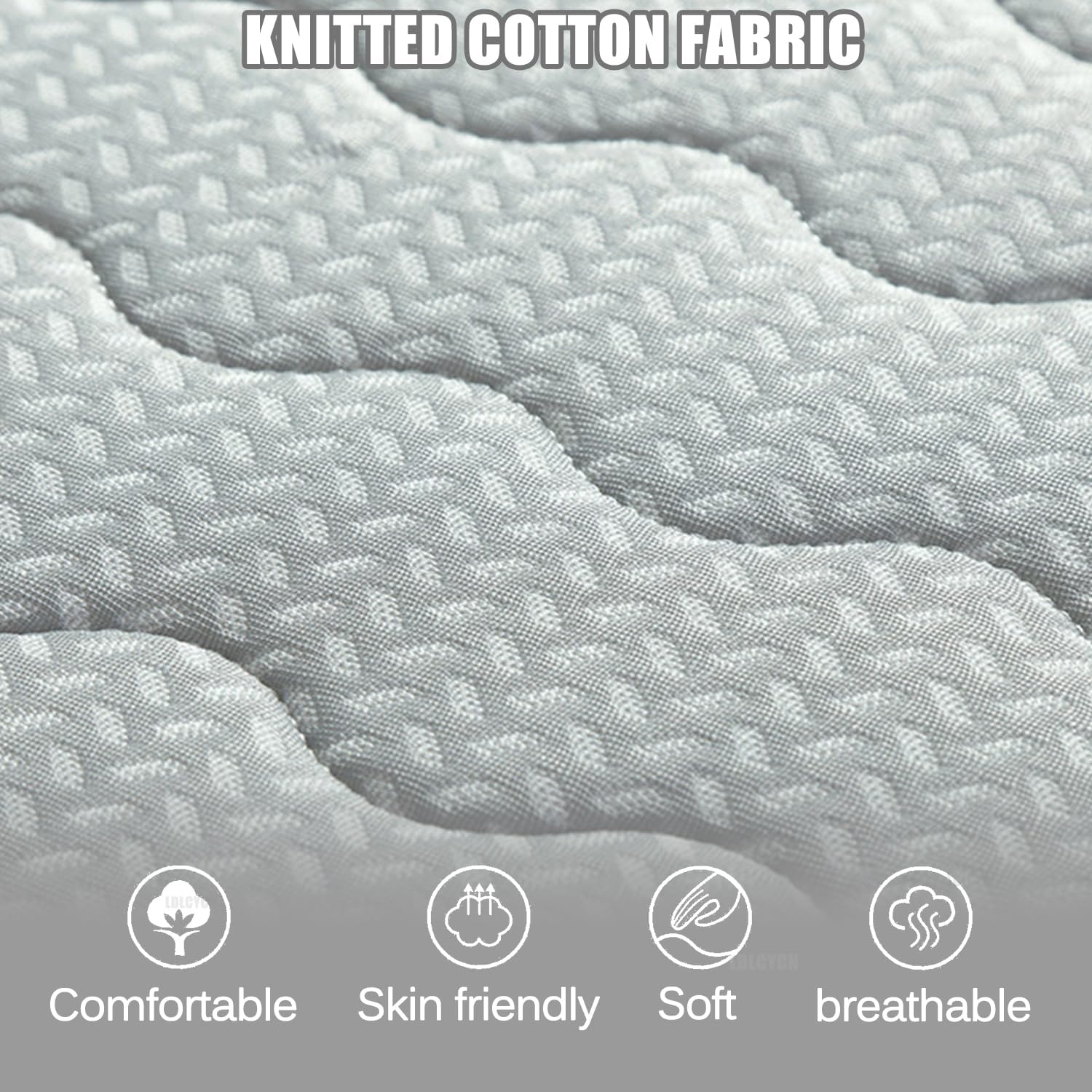 Gray(t),190 * 75cm,LDLCYCN Massage Table Mattress Topper Memory Foam Lash Bed Topper Thicken 6Cm Latex Massage Accessories Table Pad for Beauty Salon Non-Slip Square Round Trapezoidal Head