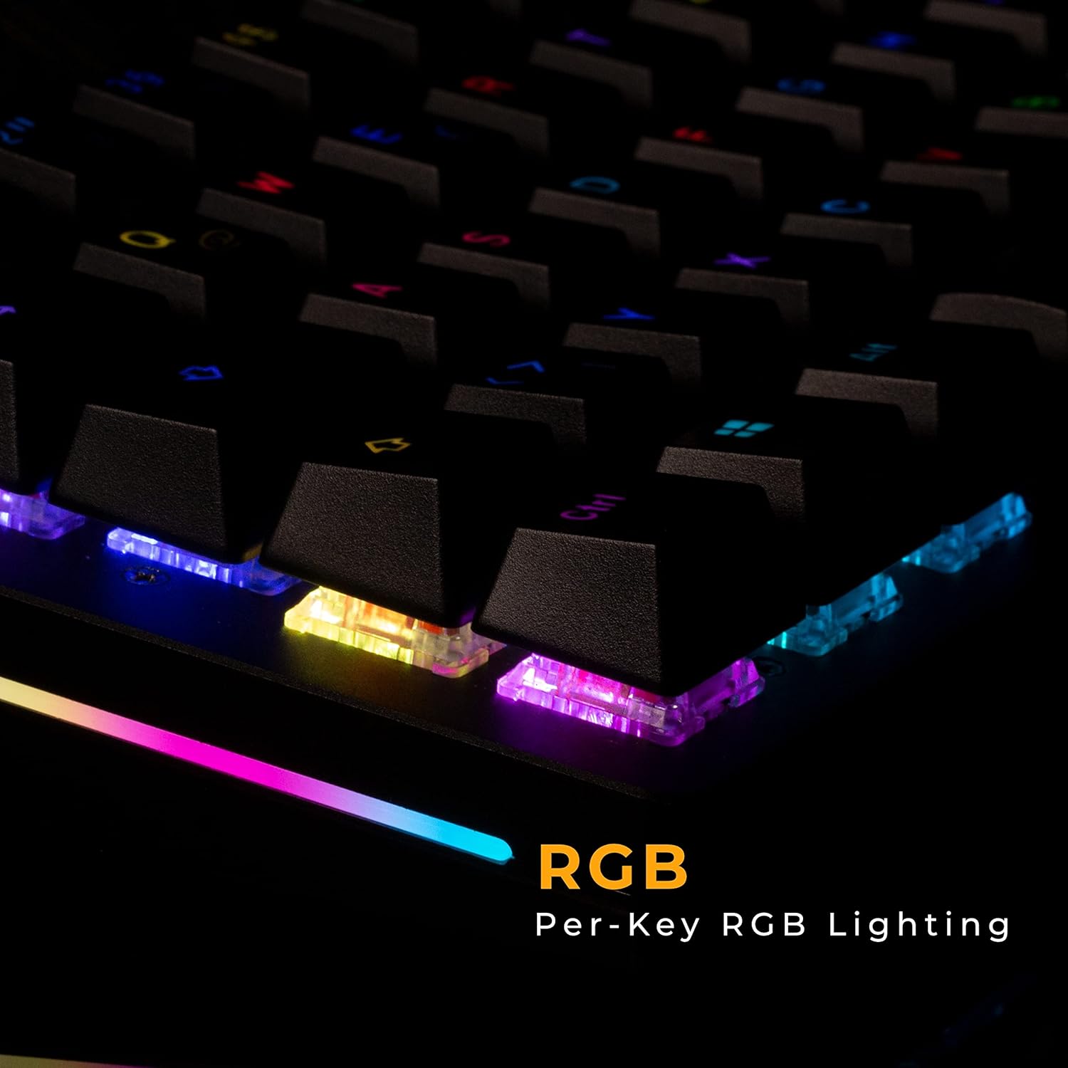 GLORIOUS Prebuilt Keyboard (Black - Compact TKL Hybrid)