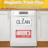 Vista 6 de 24 imanes de nevera, imanes para refrigerador, pequeños imanes fuertes, imanes de pizarra blanca para refrigerador, pasadores magnéticos