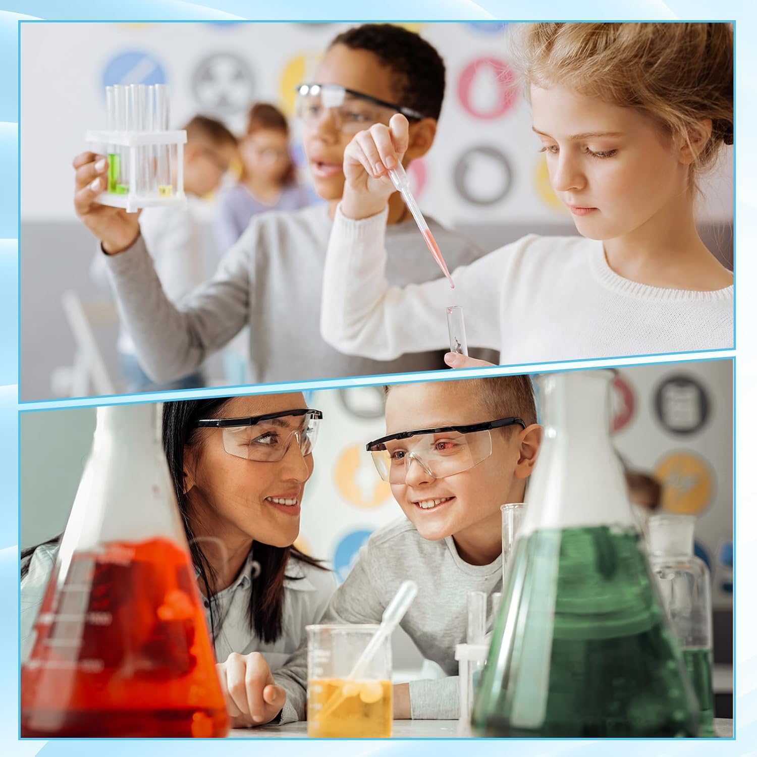 Kanayu 1500 Pieces 3ML Plastic Transfer Pipettes Plastic Eye Droppers Laboratory Disposable Pipettes Calibrated Dropper for Liquid Essential Oil Laboratory Science Experiment DIY Art