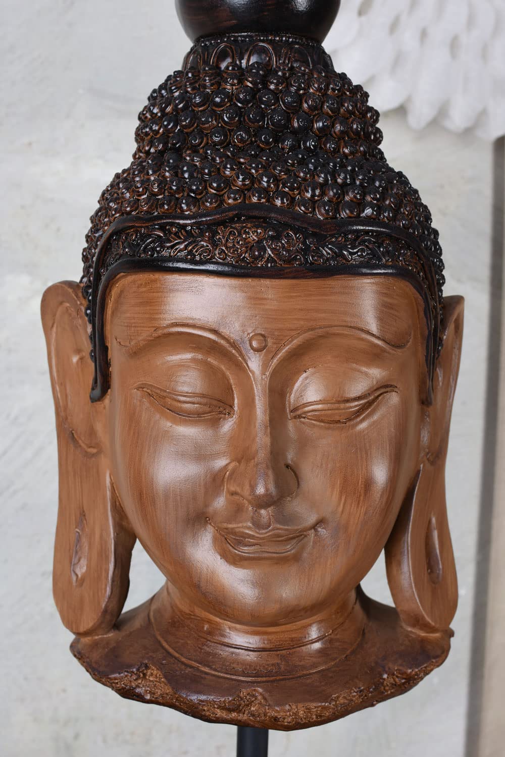 Bouddha XXL Tête de Bouddha Thaïlande Bouddha Décoration de jardin Sculpture décorative Cw622 Palazzo Exclusif