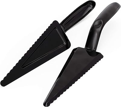 Heavy Duty, Recyclable 10 Dessert Servers 6 Pack. Perfect for Serving Pie, Cake and Pizza. Best Disposable Plastic Cutters for a Wedding or Birthday Party. Great Shovel Slicers for Catering Events