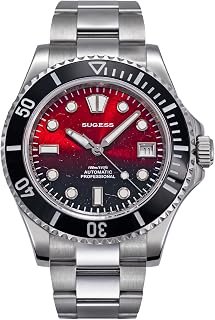 Sugess Glacier Crackle Dial S476.R Seagull ST2130 Automatic Mechanical Diver's Mens Sport Diving Watch