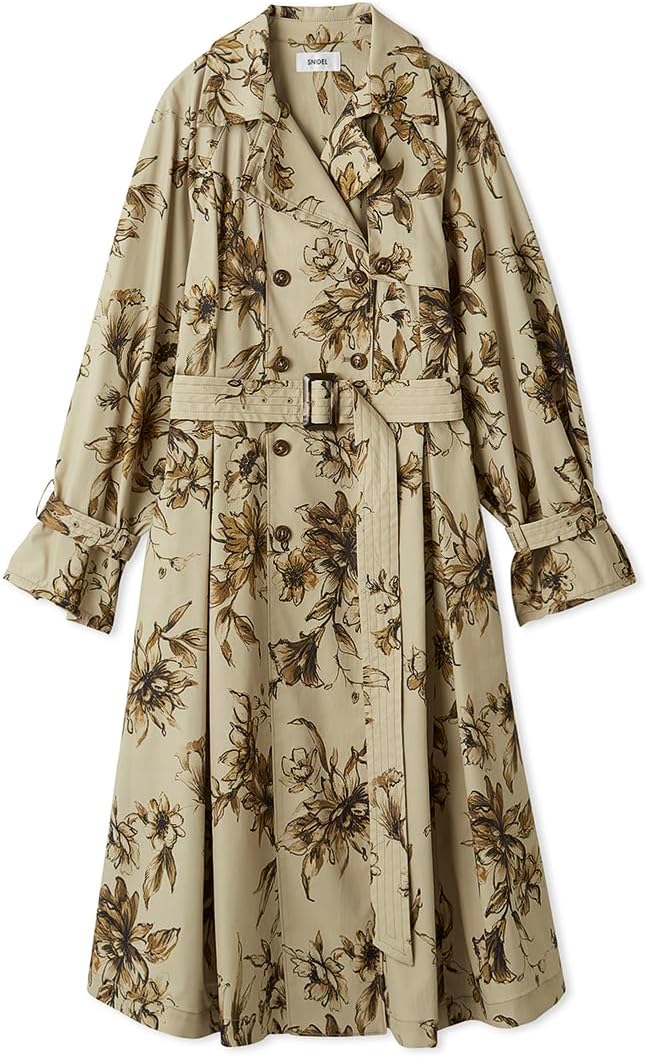 SNIDEL / トレンチコート/0/ポリエステル/BEG/無地/SWFC251113/25SS/ドレストレンチコート SNIDEL◇トレンチコート/0/ポリエステル/BEG/無地/SWFC251113/25SS
