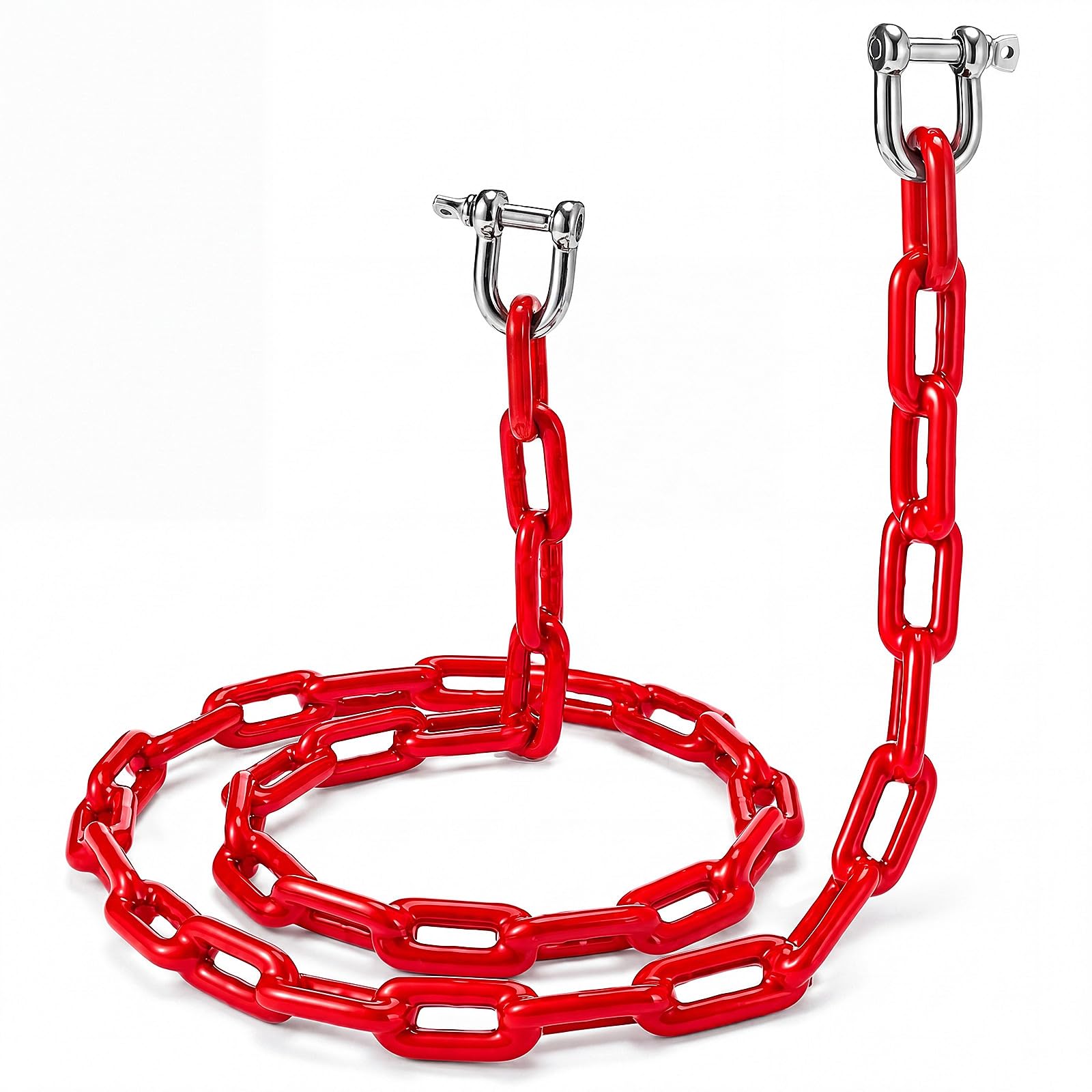 MorningRo PVC Coated Boat Anchor Chain 1/4 Inch x 4ft/ 5ft/ 6ft/ 7ft
