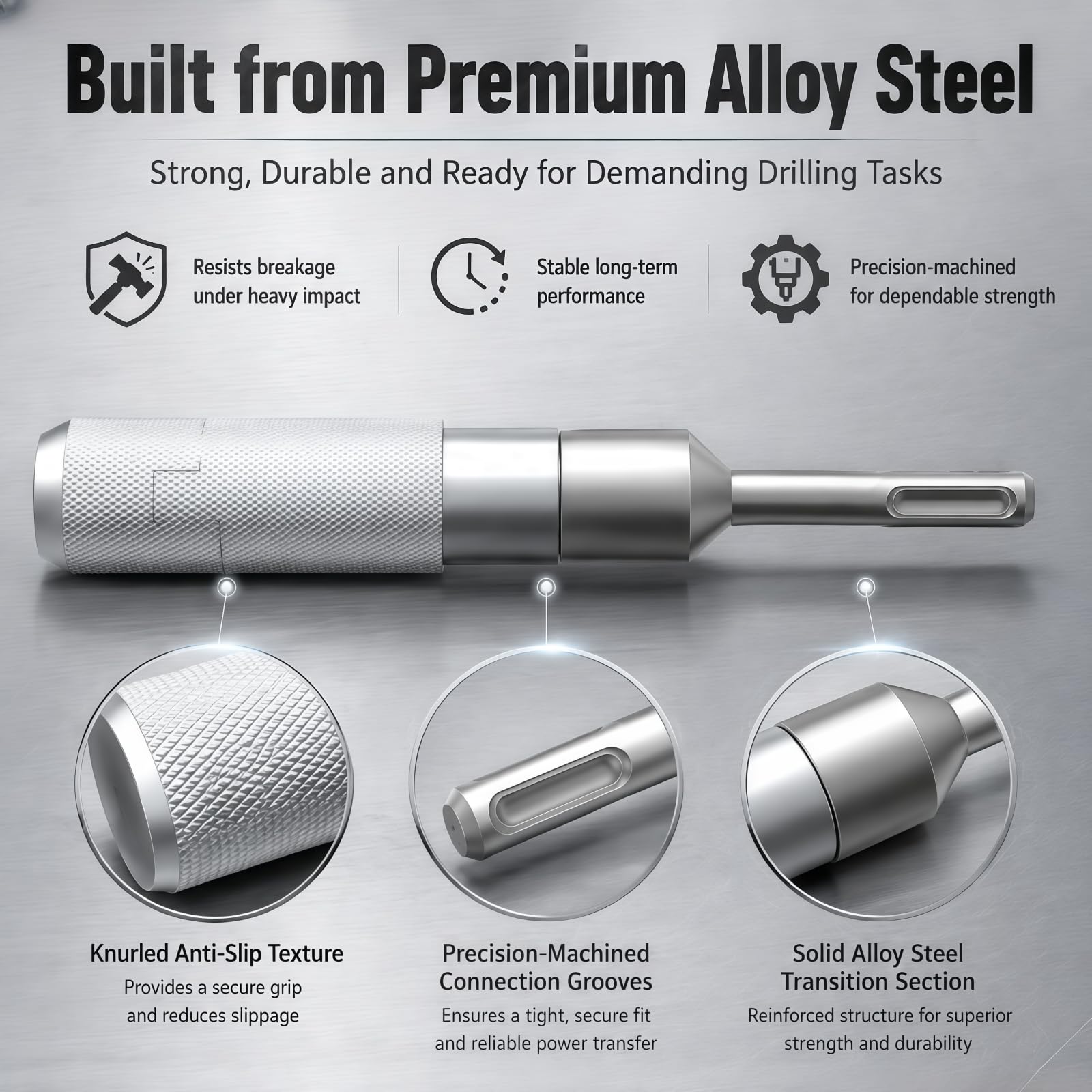 Upgraded SDS Plus to SDS Max Hammer Drill Adapter — Amazon image 5