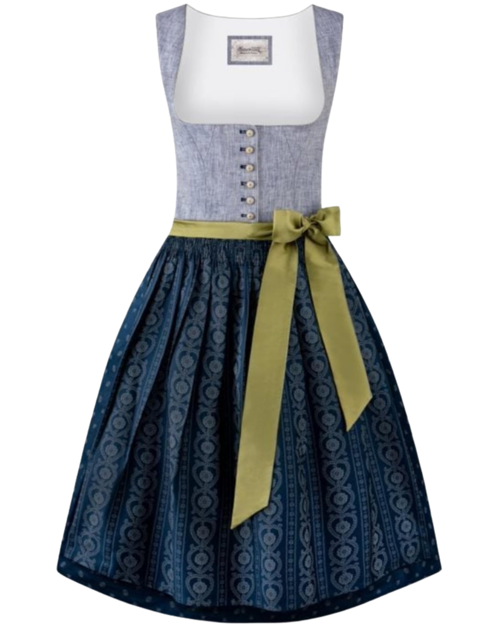 Stockerpoint Damen Eleen Midi Dirndl (1er Pack)