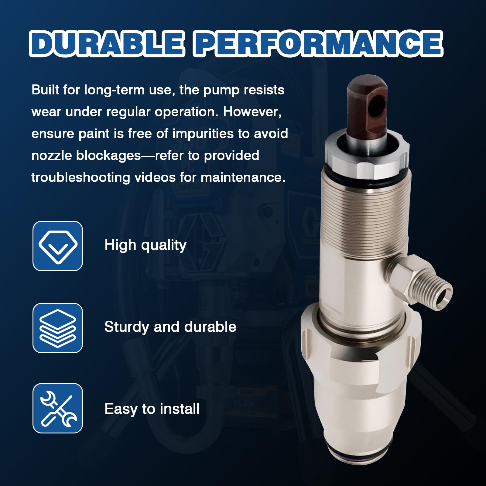 Pompe sans air compatible Gr-aco Ultra Max II 390 395 490 495 595 LineLazer 3400