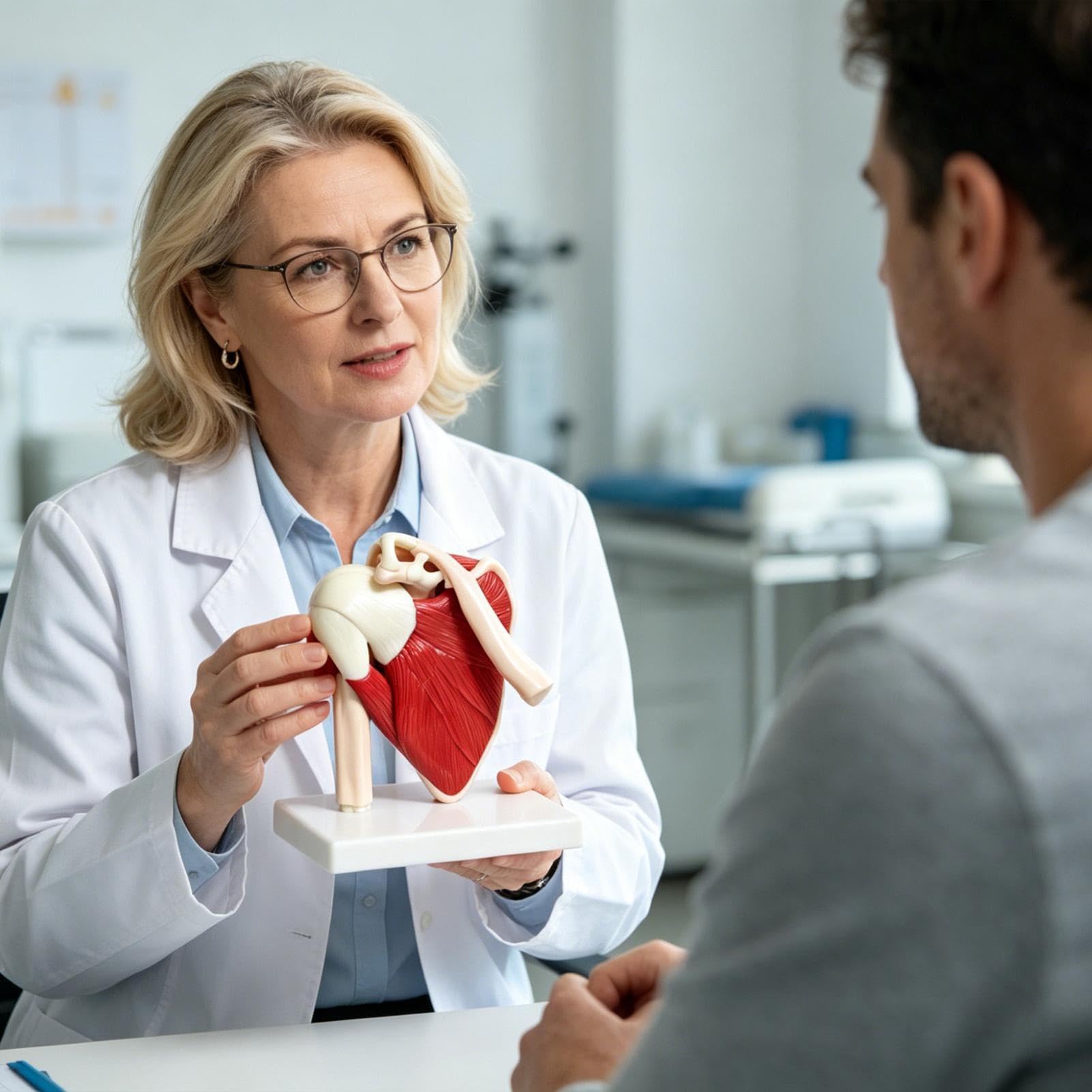 Anatomico Ausilio Didattico Anatomico In PVC | Di Spalla Del Corpo Umano Per Medico Uomini Donne Ragazzi Ragazze Giovani Adolescenti Figlio Figlia Famiglia