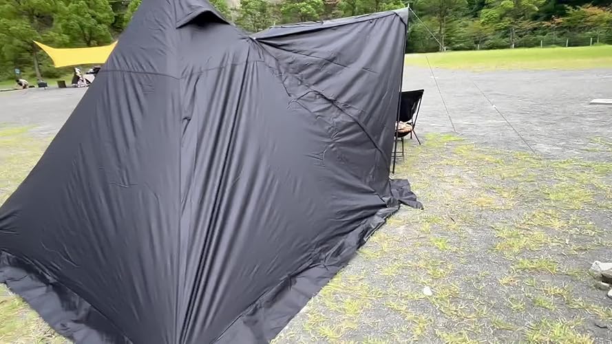 Amazon.co.jp: KURONOS テント 1人用 ソロテント 黒 ブラック ワン