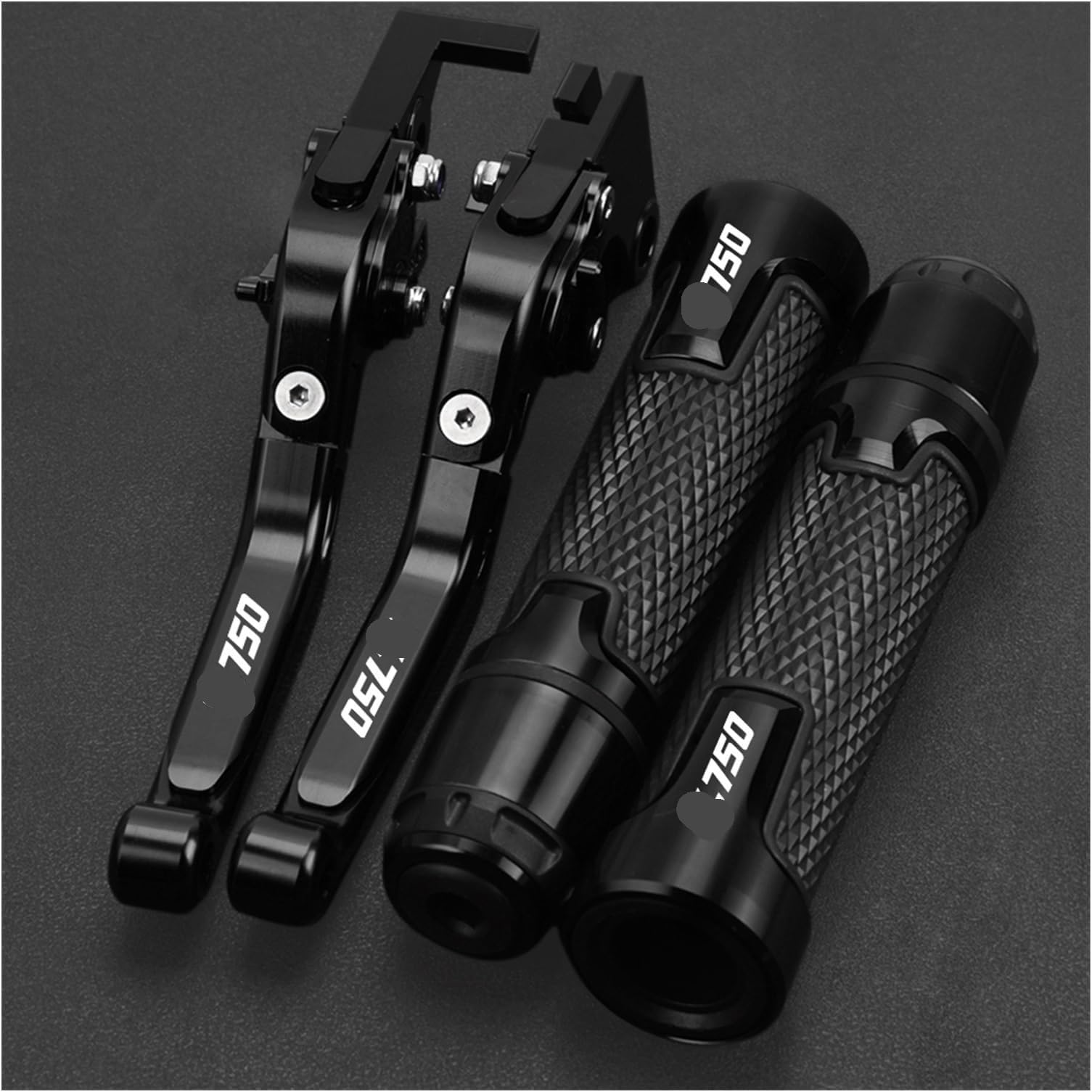 Embrayage De Frein De Moto pour Kawa&saki pour Z750 pour Z 750 2004 2005 2006 Leviers d'embrayage De Frein Extensibles pour Moto Poignées De Barre De Poignée(5)