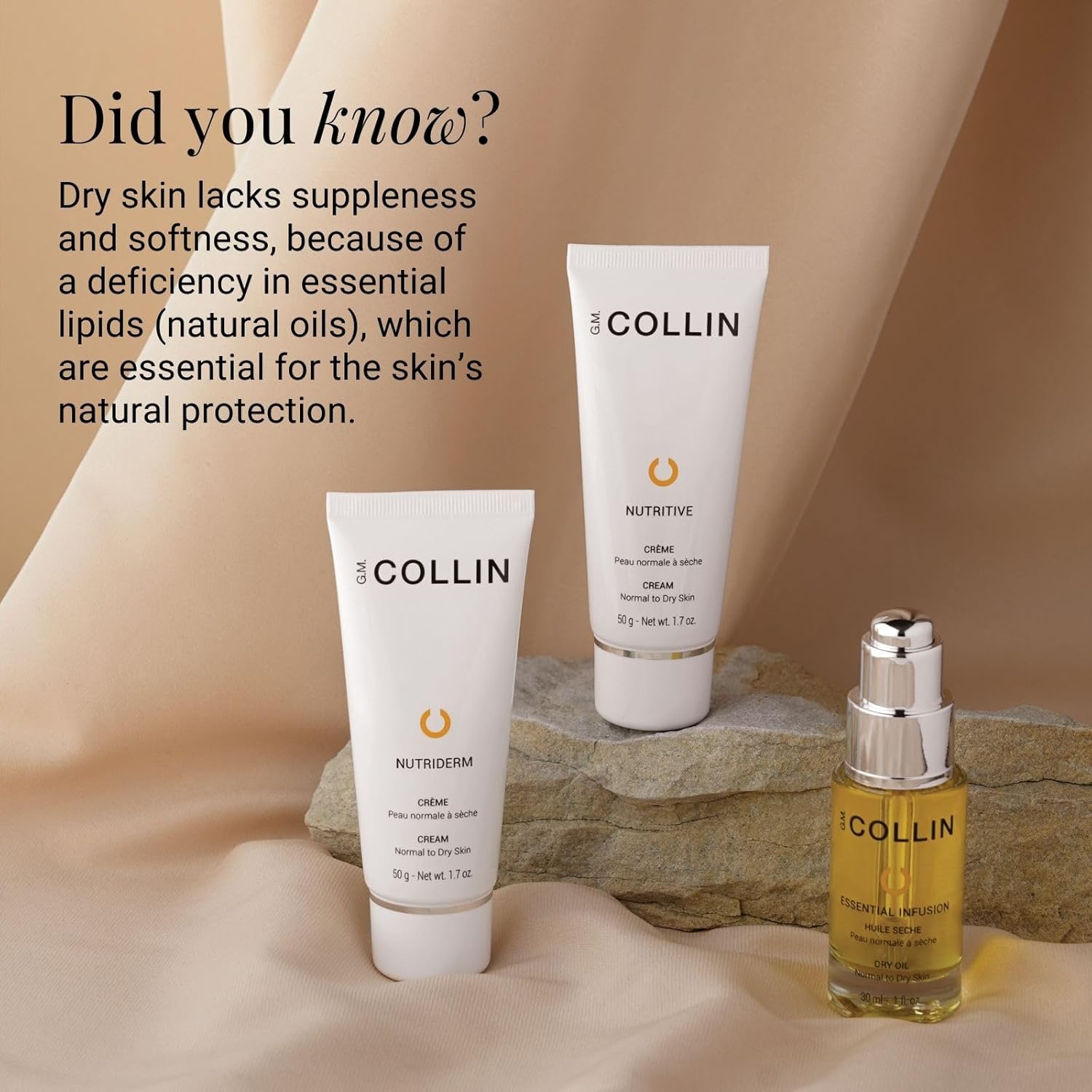 G.M. COLLIN Essential Infusion Dry Oil | Nourishing Face Serum For Dry Skin | Nourishes and Protects the Skin’s Moisture Barrier - Image 8