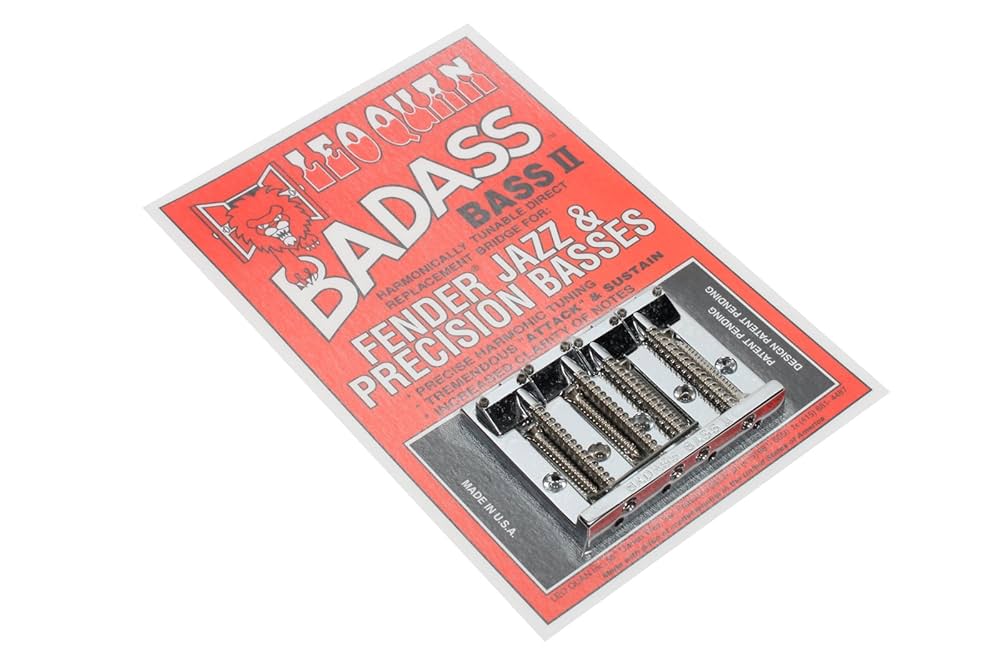 Allparts Leo Quan Bass II Bridge - Chrome : Amazon.ca