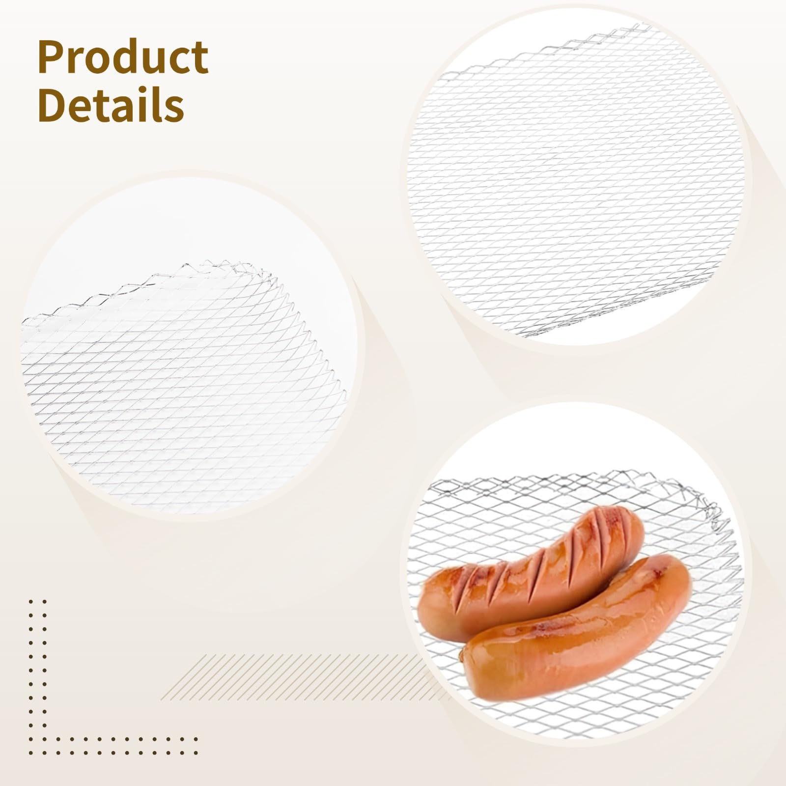 Cubiertas desechables de aluminio para parrilla, hojas antiadherentes para barbacoa para una fácil limpieza, perfectas para cocinar al aire libre, accesorios de parrilla para carne y verduras, paquete